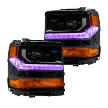 Load image into Gallery viewer, RGB Halo Kits Chevrolet Silverado Multicolor Flow Series DRL Boards (2016-2018)