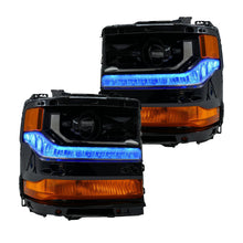 Load image into Gallery viewer, RGB Halo Kits Chevrolet Silverado Multicolor Flow Series DRL Boards (2016-2018)