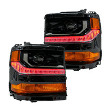 Load image into Gallery viewer, RGB Halo Kits Chevrolet Silverado Multicolor Flow Series DRL Boards (2016-2018)