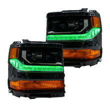 Load image into Gallery viewer, RGB Halo Kits Chevrolet Silverado Multicolor Flow Series DRL Boards (2016-2018)