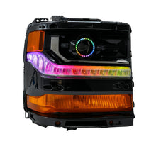 Load image into Gallery viewer, RGB Halo Kits E5 | A20 | P2 - BX1 Chevrolet Silverado Multicolor Flow Series DRL Boards (2016-2018)