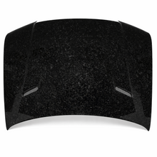 Load image into Gallery viewer, Chrysler 300 carbon fiber Challenger Style Hood with Mad Eyes full view