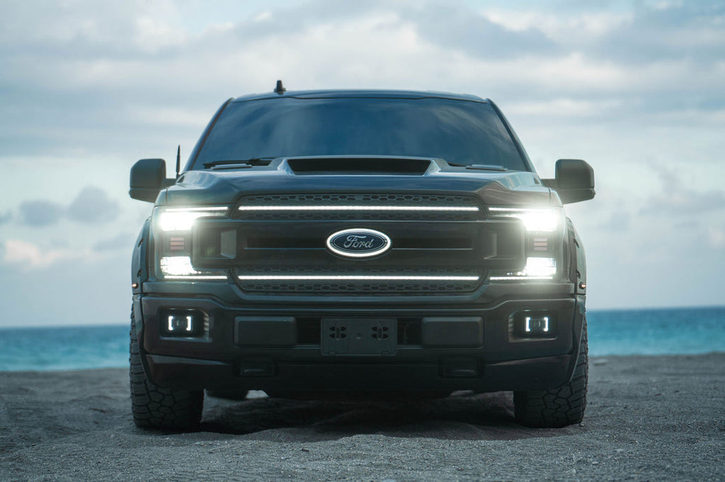 Classical Series LED Headlights w/ LED DRL 18-20 Ford F-150 - Black Ops Auto Works