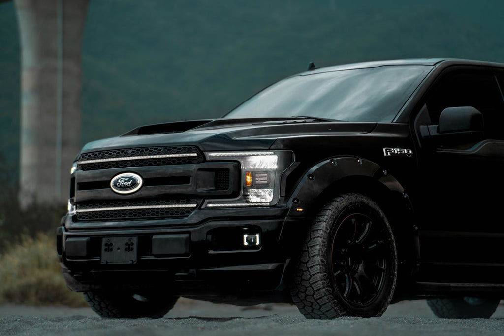 Classical Series LED Headlights w/ LED DRL 18-20 Ford F-150 - Black Ops Auto Works