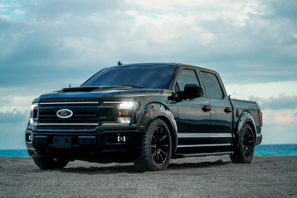 Classical Series LED Headlights w/ LED DRL 18-20 Ford F-150 - Black Ops Auto Works