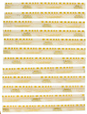 Clevite Plastigage Yellow Plastigage - 12 Pack