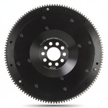 Load image into Gallery viewer, Clutch Masters FW-919R-AL aluminum flywheel face-on, showing the crank bolt pattern and etched Clutch Masters branding.