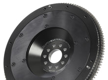 Load image into Gallery viewer, Clutch Masters FW-919R-AL aluminum flywheel from the reverse angle, showing machined step depth and ring gear teeth.