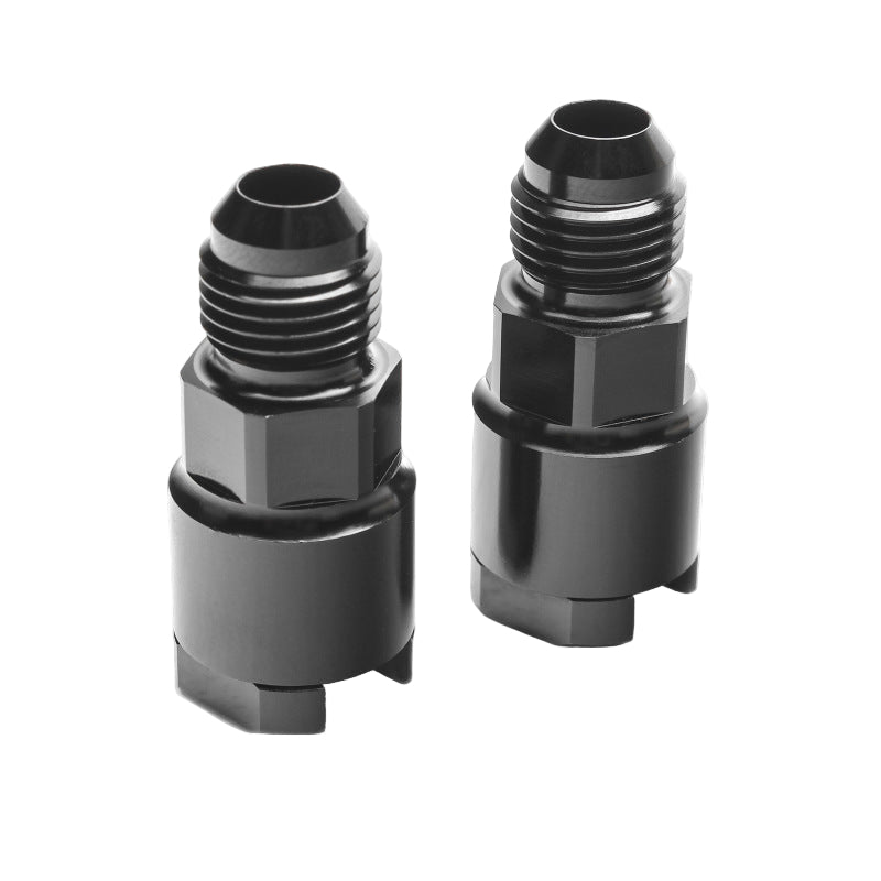 Cobb 04-16 Subaru STi / WRX 06-17 -6 AN Adapter Fittings Black - Set of 2-COBB-COBB312630