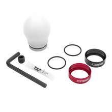 Load image into Gallery viewer, COBB 04-23 Volkswagen Golf GTI / 14-24 Volkswagen Golf R Tall Weighted Shift Knob - White-COBB-COBB2V1370-W