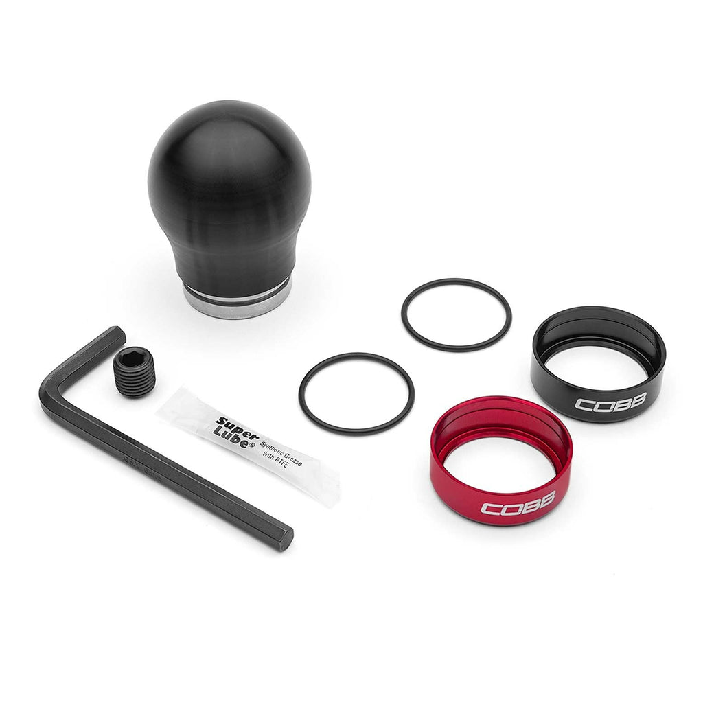 Cobb 12-16 FR-S / 2012+ BRZ / 2017+ GR86 / Focus ST+RS / Fiesta ST Short Weighted COBB Knob - Black-COBB-COBB291360-BK