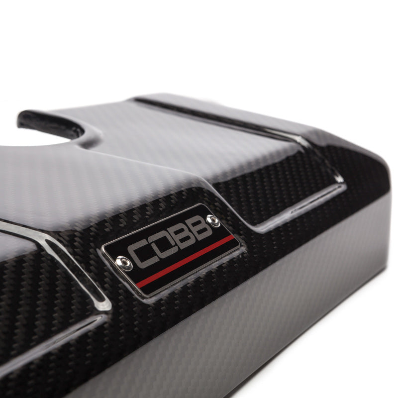 Cobb 17-20 Ford F-150 EcoBoost 3.5L/Raptor / 18-20 F-150 2.7L Redline Carbon Fiber Coolant Cover-COBB-COBB8F1700