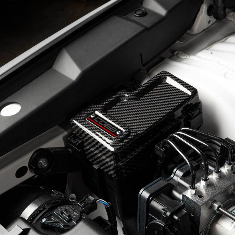 Cobb 22-24 Subaru WRX Redline Carbon Fiber Fuse Cover (Passenger Side)-COBB-COBB846665-PASS