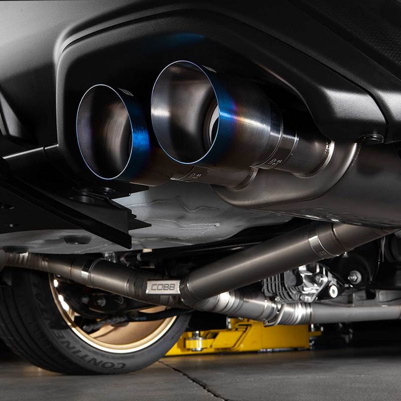 Cobb 22-24 Subaru WRX Titanium Catback Exhaust (Incl. Burnt Ti Tips)-COBB-COBB516160