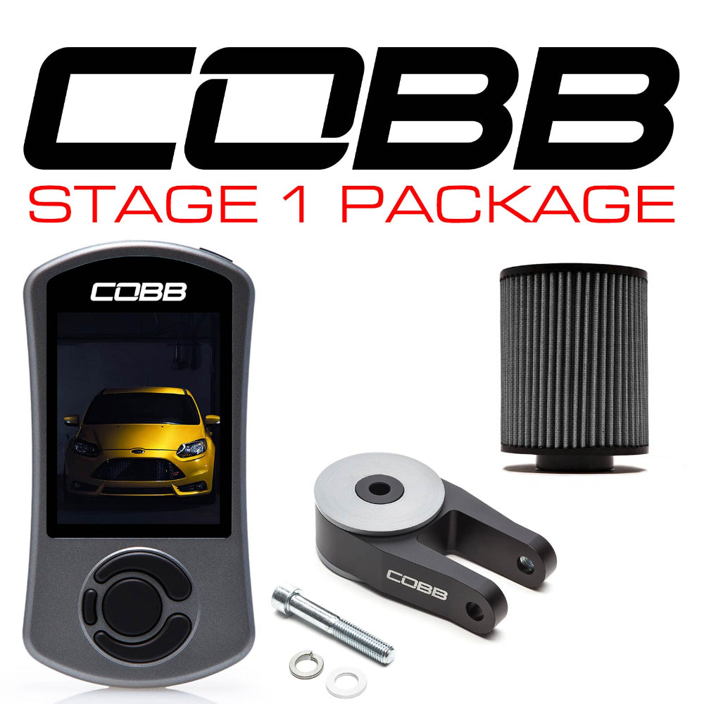 Cobb 61FX11 Stage 1 Power Package kit including V3 Accessport and high-flow panel filter