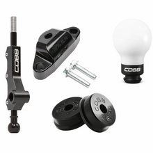 Load image into Gallery viewer, COBB Stage 1+ Wide Barrel Shifter Package White w/ Stealth Black full kit view