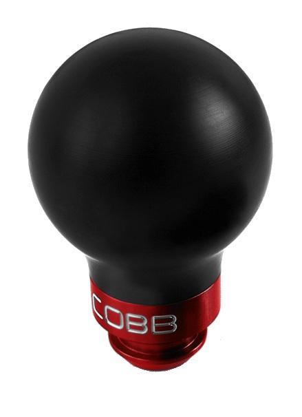 Cobb Subaru 6-Speed COBB Shift Knob - Black w/Race Red Collar (Non-Weighted)-COBB-COBB213350-RD