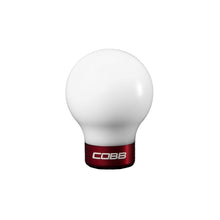 Load image into Gallery viewer, Cobb Subaru 6-Speed COBB Shift Knob - White w/Race Red Collar (Non-Weighted)-COBB-COBB213350-W-RD