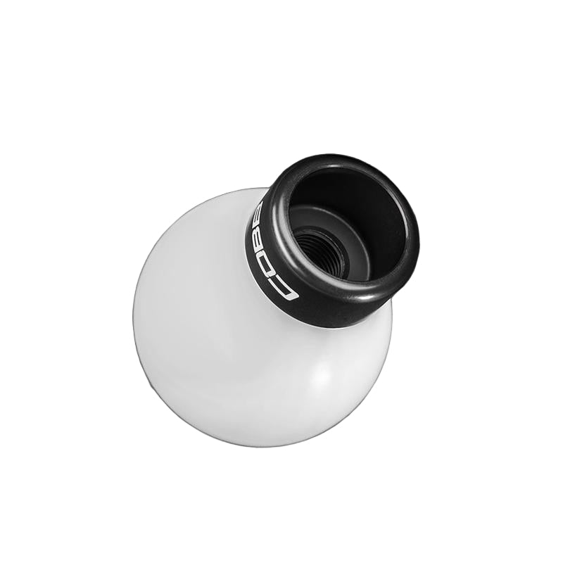 Cobb Subaru 6-Speed COBB Shift Knob - White w/Stealth Black Collar (Non-Weighted)-COBB-COBB213350-W-BK