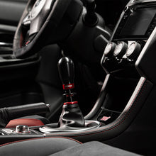 Load image into Gallery viewer, Cobb Subaru 6-Speed Tall Weighted COBB Shift Knob - Black (Incl. Both Red + Blk Collars)-COBB-COBB213370-BK