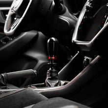 Load image into Gallery viewer, Cobb Subaru 6-Speed Tall Weighted COBB Shift Knob - Black (Incl. Both Red + Blk Collars)-COBB-COBB213370-BK