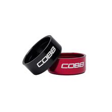 Load image into Gallery viewer, Cobb Subaru 6-Speed Tall Weighted COBB Shift Knob - White (Incl. Both Red + Blk Collars)-COBB-COBB213370-W