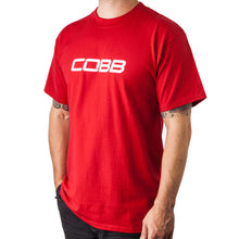 Load image into Gallery viewer, Cobb Tuning Logo Mens T-Shirt (Red) - Large-COBB-COBBCO-REDCOBB-LG