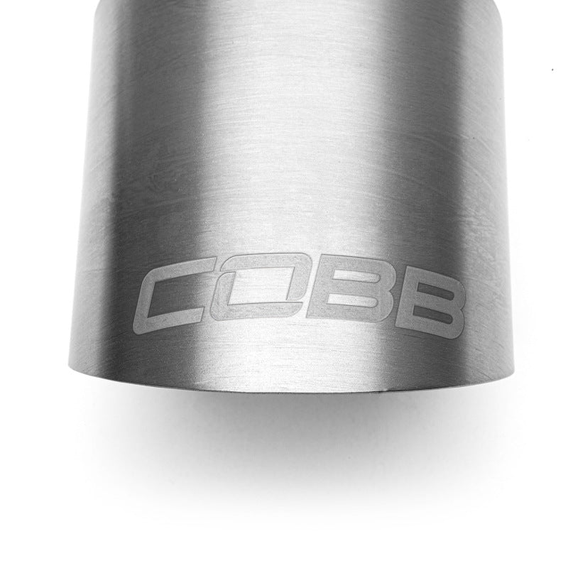 Cobb Volkswagen GTI MK7/MK7.5/MK8 Brushed Titanium Tip Kit COBB COBB5V2150-NB