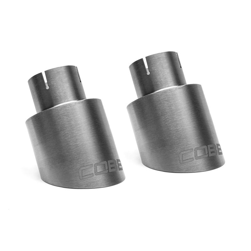 Cobb Volkswagen GTI MK7/MK7.5/MK8 Brushed Titanium Tip Kit COBB COBB5V2150-NB