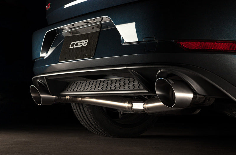 Cobb Volkswagen GTI MK7/MK7.5/MK8 Brushed Titanium Tip Kit COBB COBB5V2150-NB