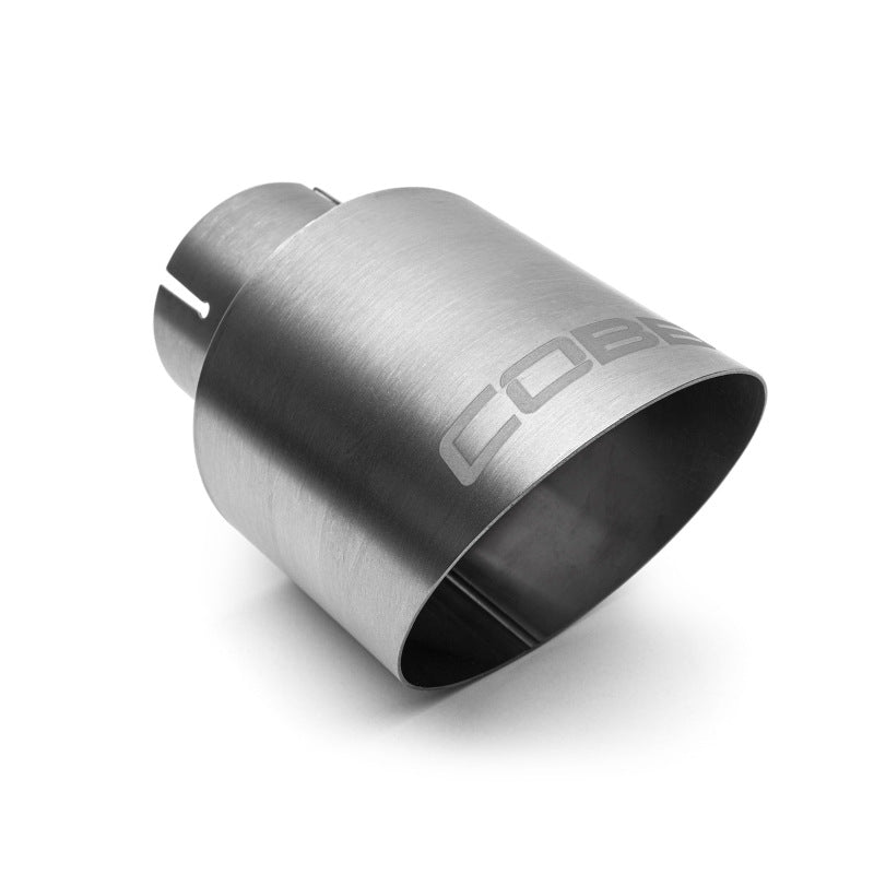 Cobb Volkswagen GTI MK7/MK7.5/MK8 Brushed Titanium Tip Kit COBB COBB5V2150-NB