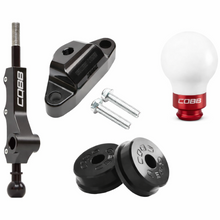 Load image into Gallery viewer, COBB White w/ Race Red weighted shift knob detail
