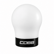 Load image into Gallery viewer, Cobb white shift knob with black base for Ford Focus ST and Fiesta ST