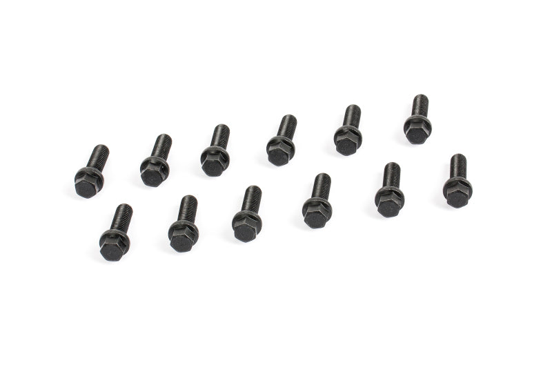 Cometic Header Bolts M8 - 1.25 x 25mm Grade 5 Carbon Steel w/ Compact Head & Black Oxide Finish - Cometic Gasket CGSCF1013