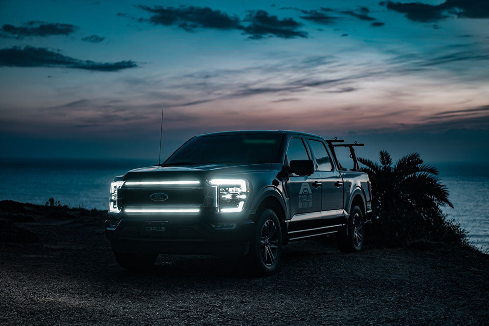 Infinite Series Bi-LED Headlights w/ LED DRL 2021-2023 Ford F-150 - Coplus 520-FD033AS-01