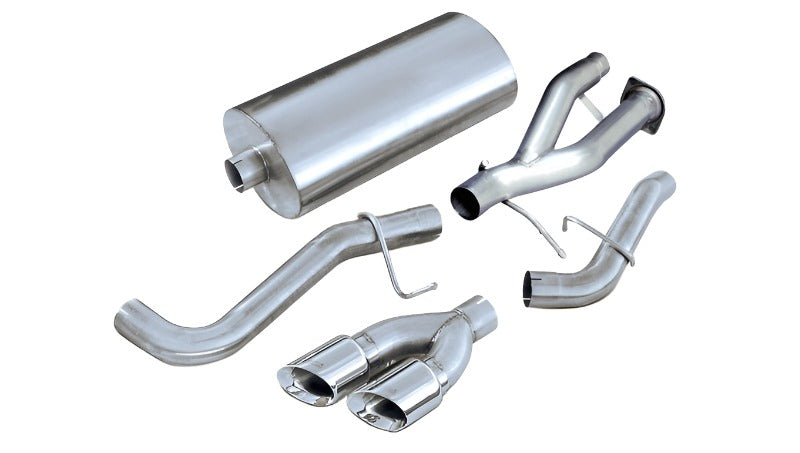 Corsa 02-06 Cadillac Escalade 6.0L V8 Polished Sport Cat-Back Exhaust - Black Ops Auto Works