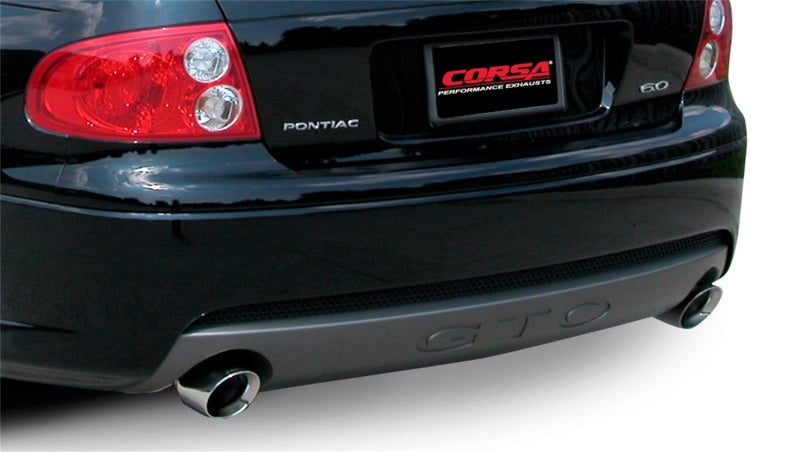 Corsa 05-06 Pontiac GTO 6.0L V8 2.5in Sport Cat-Back + XPipe Exhaust Polished Tips - Black Ops Auto Works