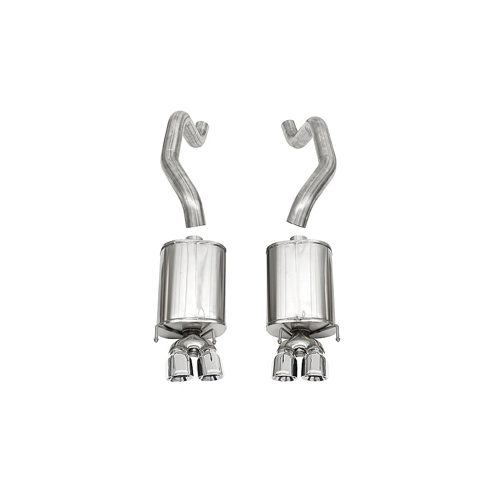 Corsa 05-08 Chevrolet Corvette C6 6.0L V8 Polished Sport Axle-Back Exhaust - CORSA Performance 14169