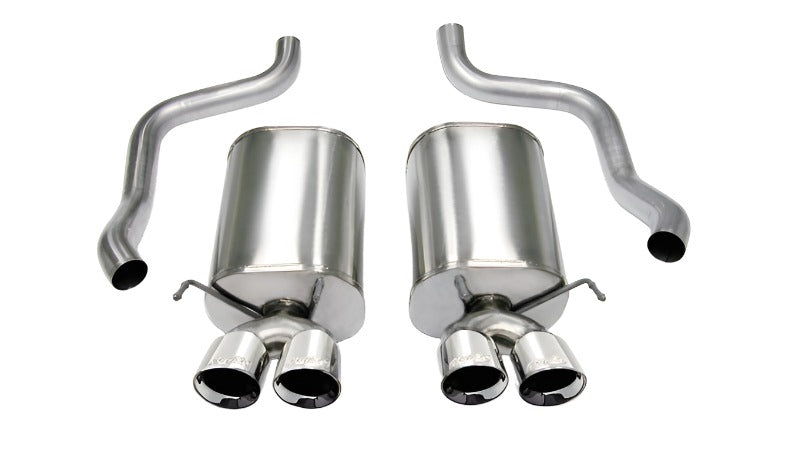 Corsa 05-08 Chevrolet Corvette C6 6.0L V8 Polished Sport Axle-Back Exhaust - Black Ops Auto Works