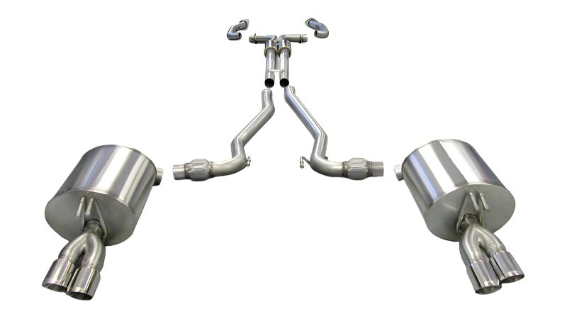 Corsa 08-09 Pontiac G8 GXP 6.0L V8 Polished Sport Cat-Back + XO Exhaust - Black Ops Auto Works