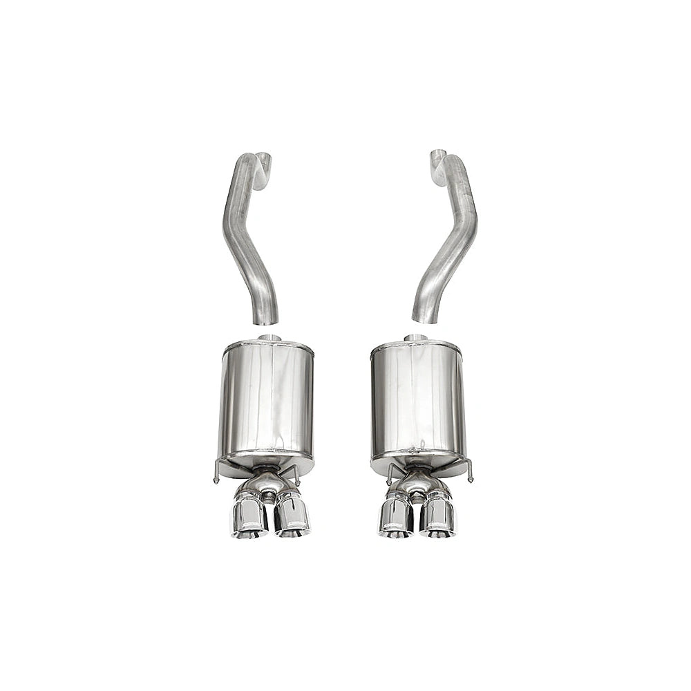 CORSA 14470 Xtreme Axle-Back Exhaust for 2009-2013 Chevrolet Corvette C6 6.2L - Polished Tips - CORSA Performance 14470