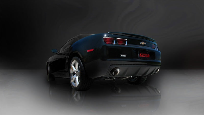 Corsa 10-14 Chevrolet Camaro Convertible RS 3.6L V6 Polished Sport Cat-Back + XO Exhaust - Black Ops Auto Works