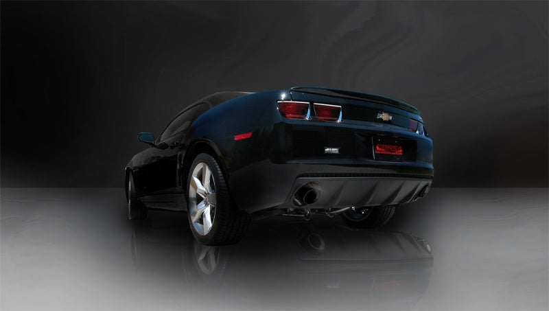 Corsa 10-14 Chevrolet Camaro Coupe SS 6.2L V8 Auto Black Sport Cat-Back + XO Exhaust - Black Ops Auto Works