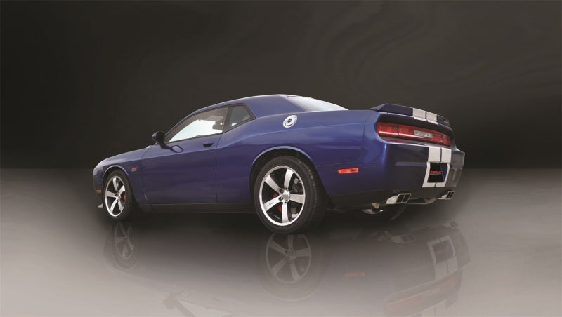 Corsa 11-13 Dodge Challenger SRT-8 6.4L V8 Auto Polished Xtreme Cat-Back Exhaust - Black Ops Auto Works