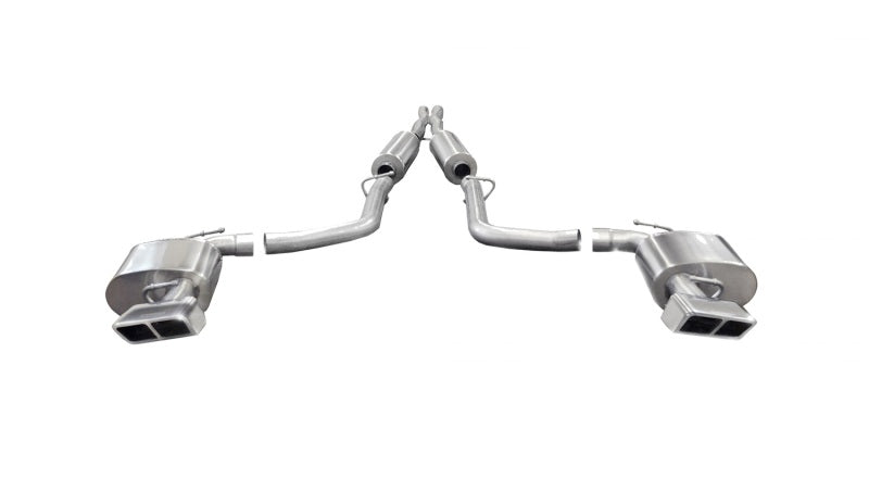 Corsa 11-13 Dodge Challenger SRT-8 6.4L V8 Auto Polished Xtreme Cat-Back Exhaust - Black Ops Auto Works