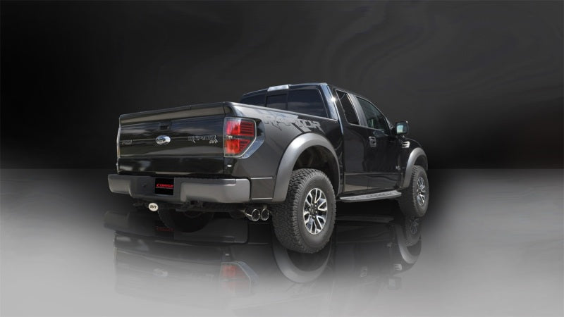 Corsa 11-13 Ford F-150 Raptor 6.2L V8 145in Wheelbase Polished Xtreme Cat-Back Exhaust - Black Ops Auto Works