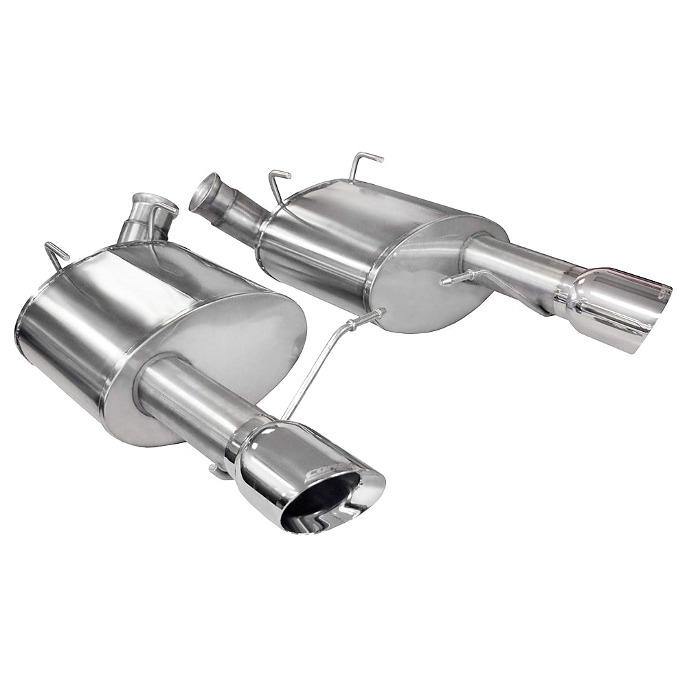 Corsa 11-14 Ford Mustang GT/Boss 302 5.0L V8 Polished Xtreme Axle-Back Exhaust - CORSA Performance 14317