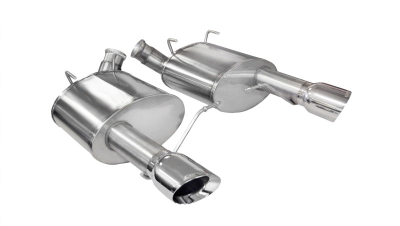 Corsa 11-14 Ford Mustang GT/Boss 302 5.0L V8 Polished Xtreme Axle-Back Exhaust - Black Ops Auto Works