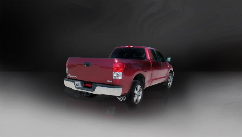 Corsa 11-14 Toyota Tundra Double Cab/Crew Max 5.7L V8 Polished Sport Cat-Back Exhaust - Black Ops Auto Works