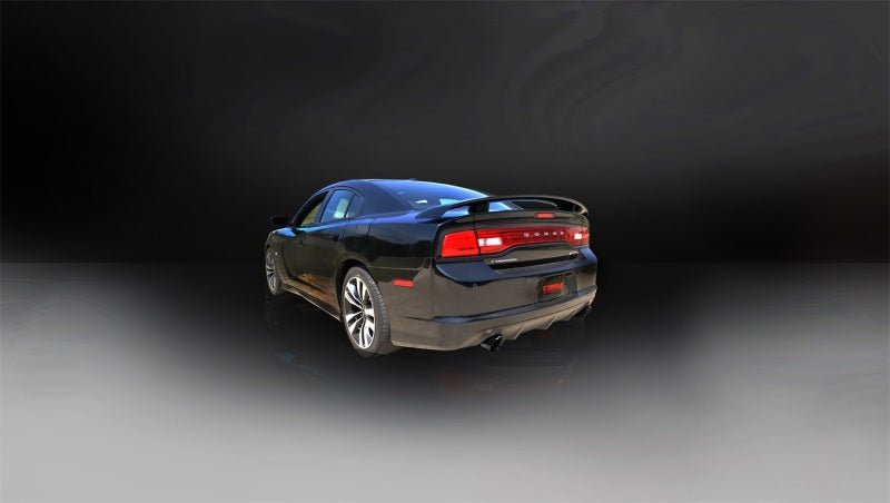 Corsa 12-13 Dodge Charger SRT-8 6.4L V8 Black Xtreme Cat-Back Exhaust - Black Ops Auto Works